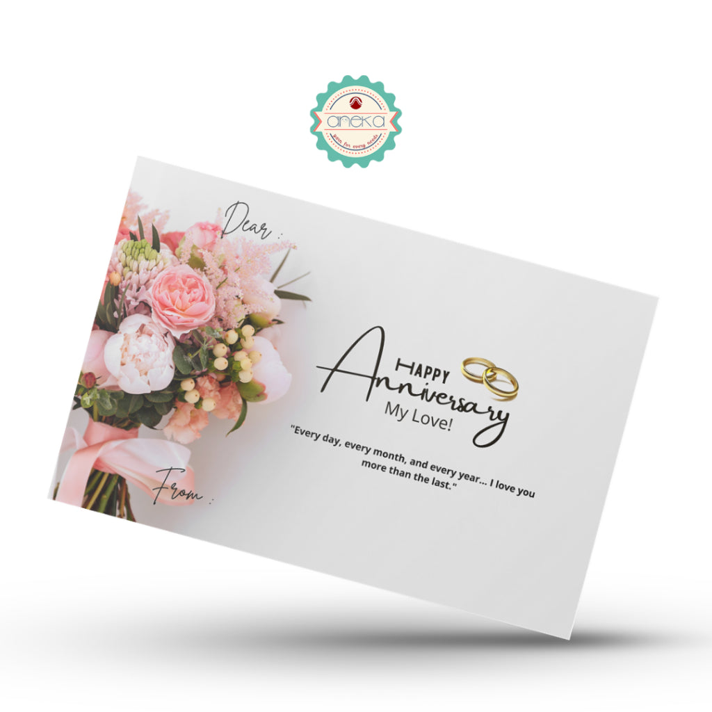 ANEKA - Greeting Card / Gift Card / Kartu Ucapan Buket Wisuda Polos Motif 7cm x 10cm