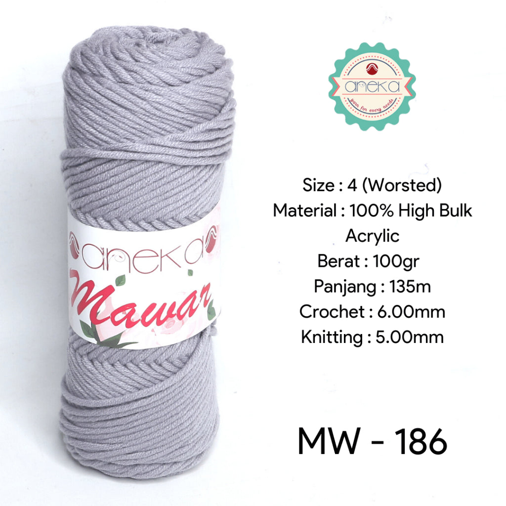 KATALOG - Benang Rajut Mawar / Soft Acrylic Yarn / 8 ply Milk Cotton Worsted / Katun Susu PART 3