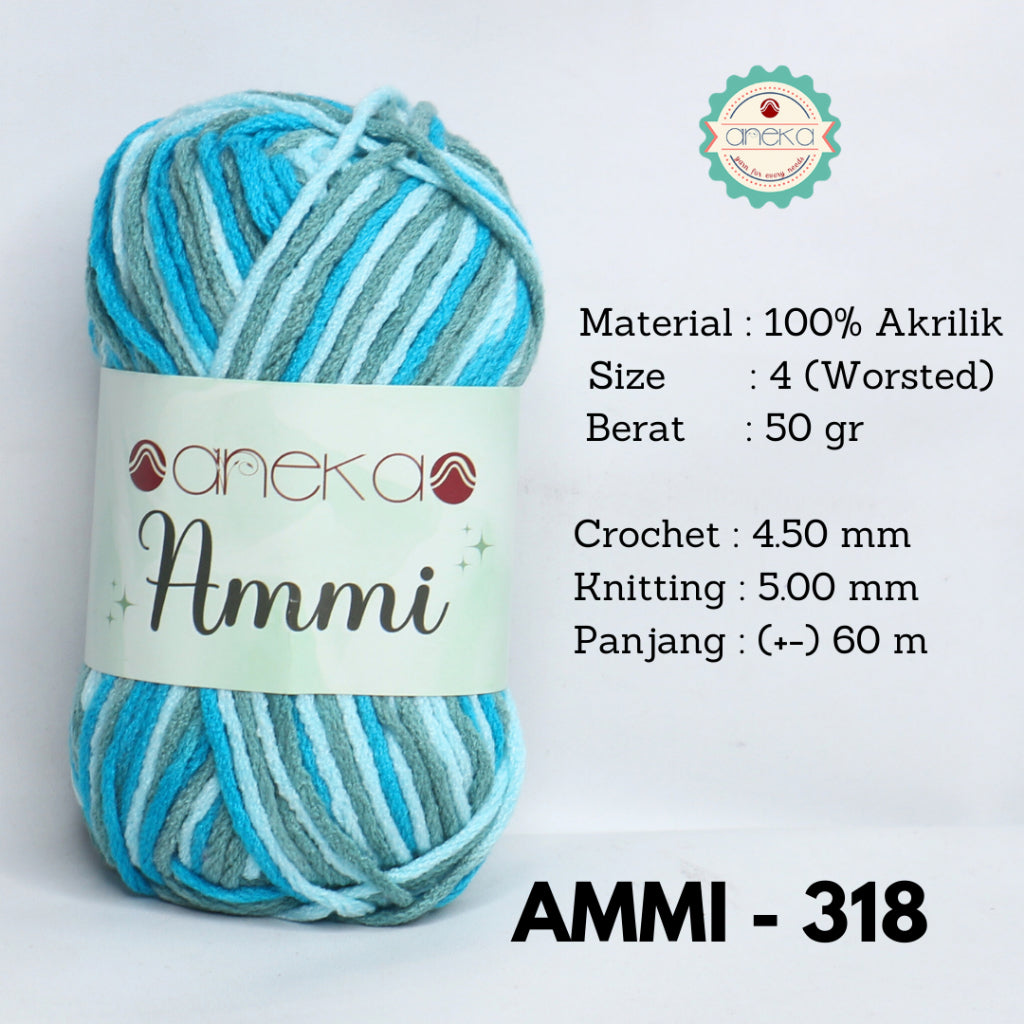 KATALOG - Benang Rajut Ammi Sembur / 100% Acrylic / 6 Ply Akrilik PART 2