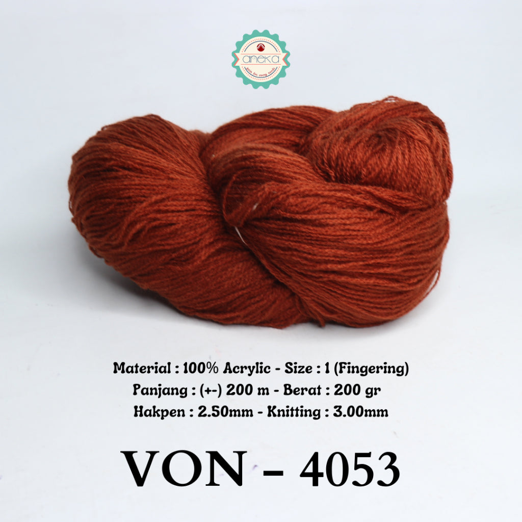 KATALOG - Benang Rajut Wool / Wol / Siet Yarn 200 gram VONEL (BENTUK HANK, TIDAK DIGULUNG) PART 1