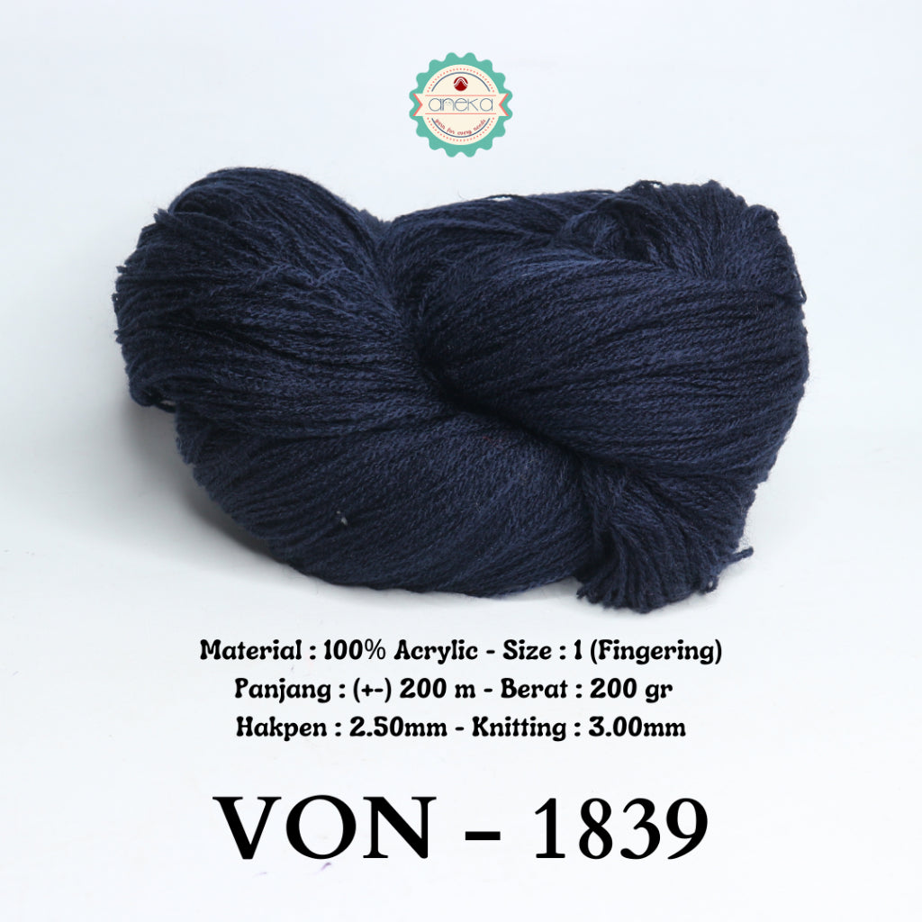 KATALOG - Benang Rajut Wool / Wol / Siet Yarn 200 gram VONEL (BENTUK HANK, TIDAK DIGULUNG) PART 3
