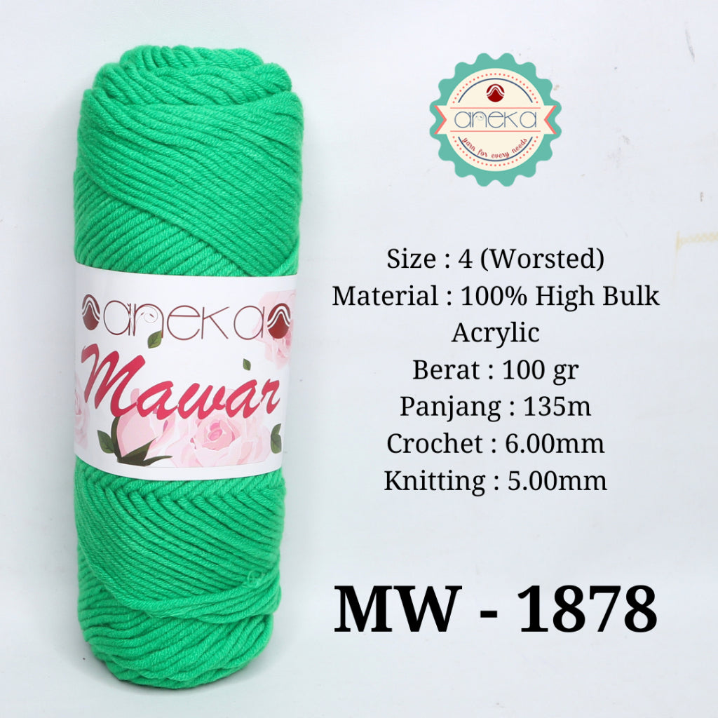 KATALOG - Benang Rajut Mawar / Soft Acrylic Yarn / 8 ply Milk Cotton Worsted / Katun Susu PART 3