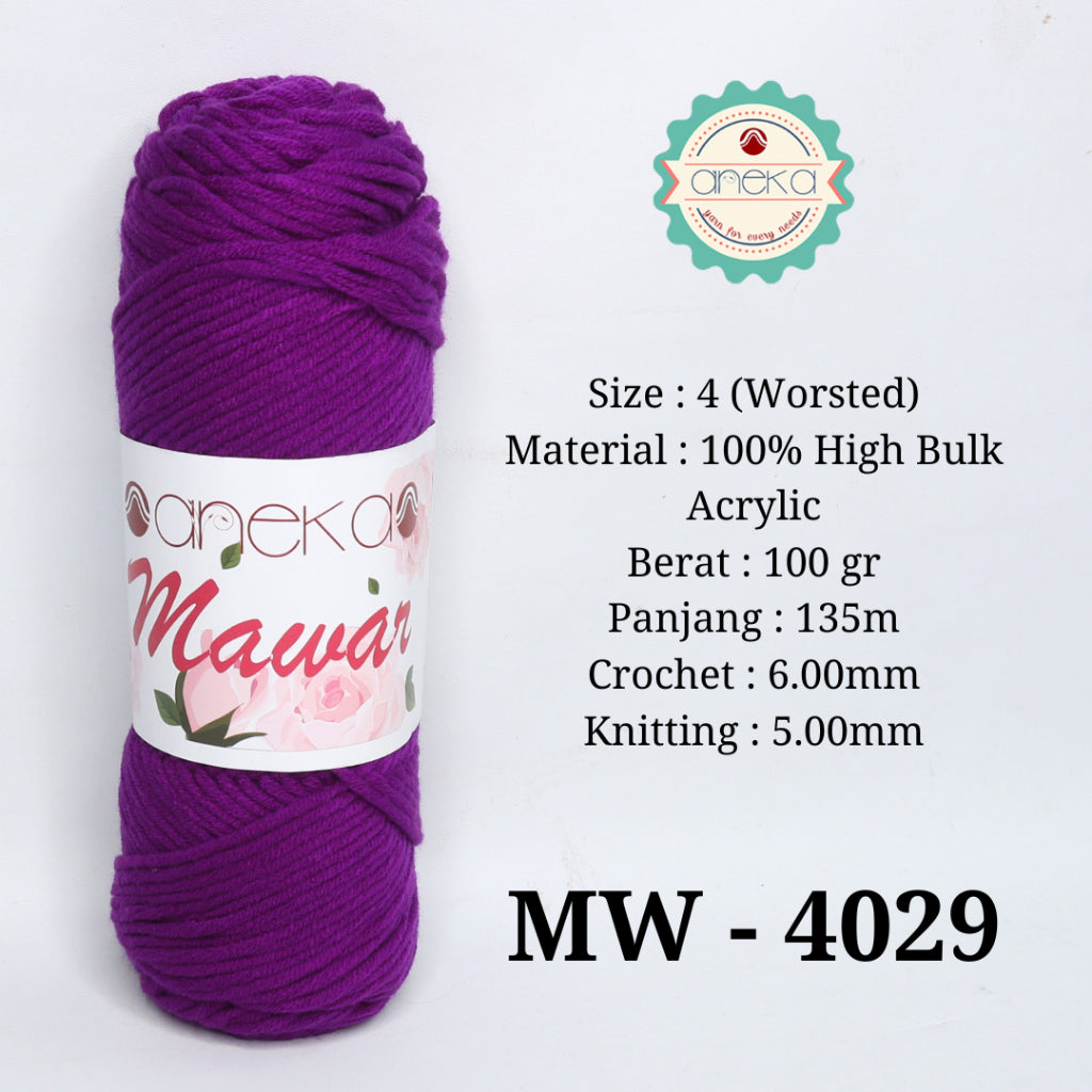 KATALOG - Benang Rajut Mawar / Soft Acrylic Yarn / 8 ply Milk Cotton Worsted / Katun Susu PART 3