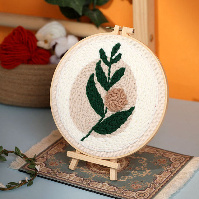 KATALOG - Round Canvas Punch Needle ANK / Kanvas Punch Bulat DIY