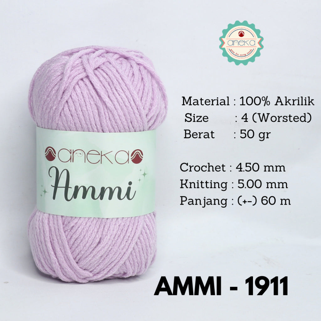 KATALOG - Benang Rajut Ammi / 100% Acrylic / 6 Ply Akrilik