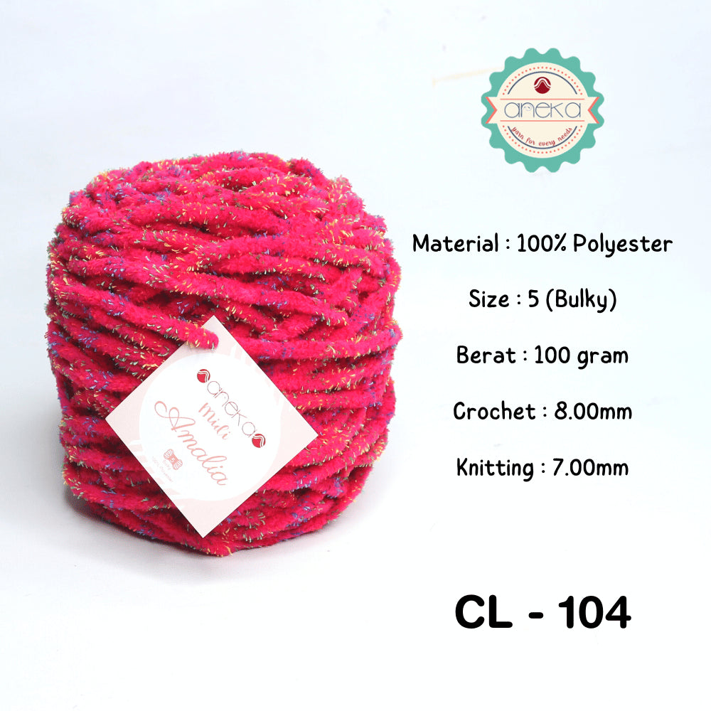 KATALOG - Benang Rajut Chenille Midi Amalia Yarn PART 4