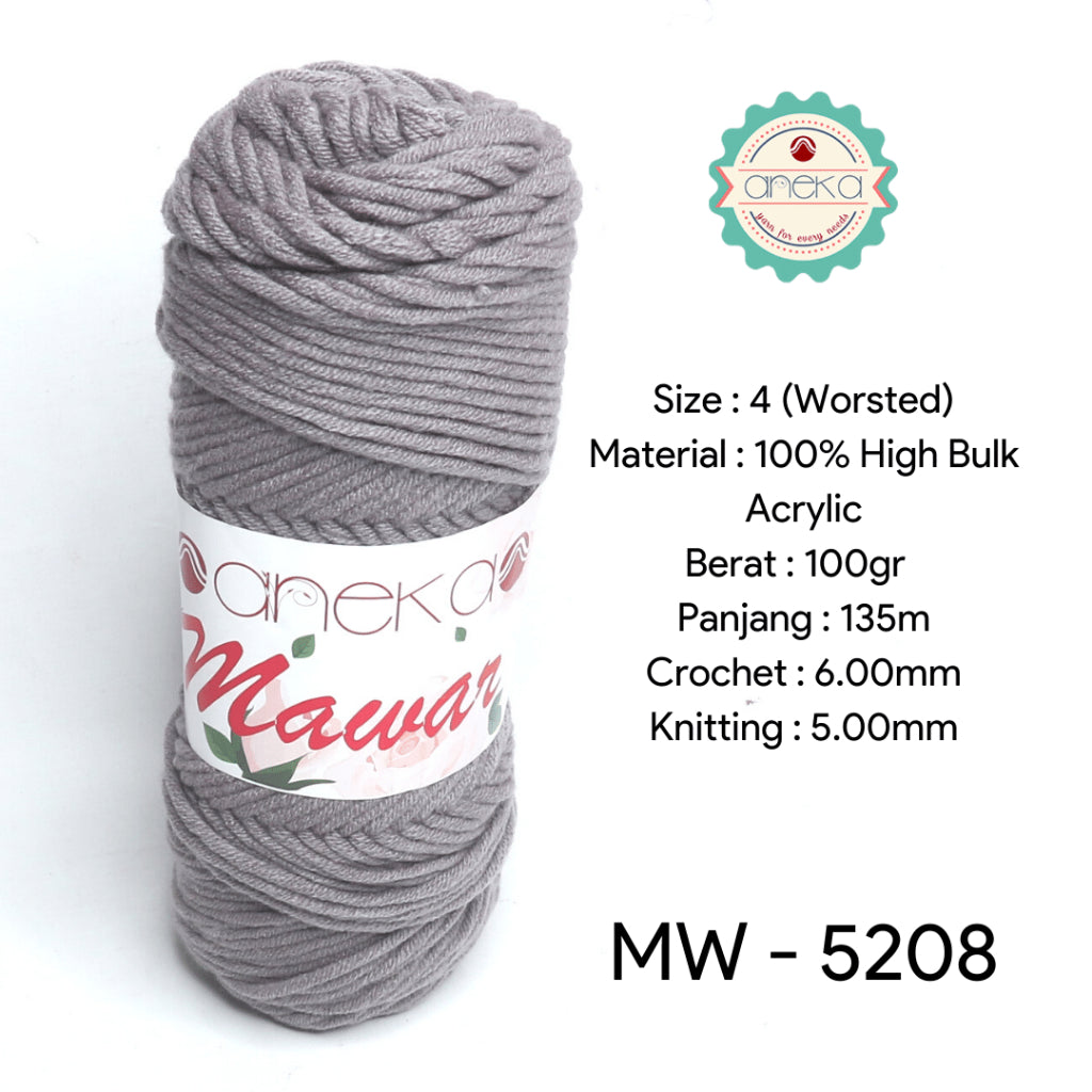 KATALOG - Benang Rajut Mawar / Soft Acrylic Yarn / 8 ply Milk Cotton Worsted / Katun Susu PART 3