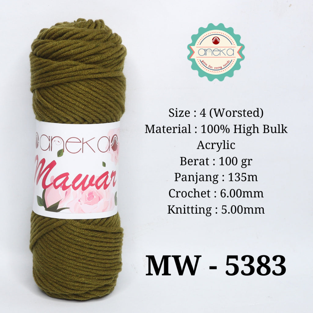 KATALOG - Benang Rajut Mawar / Soft Acrylic Yarn / 8 ply Milk Cotton Worsted / Katun Susu PART 3