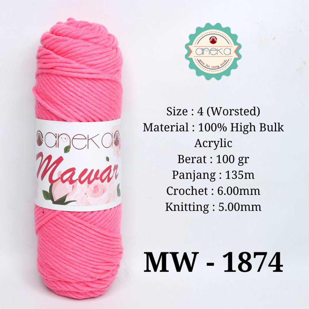KATALOG - Benang Rajut Mawar / Soft Acrylic Yarn / 8 ply Milk Cotton Worsted / Katun Susu PART 3