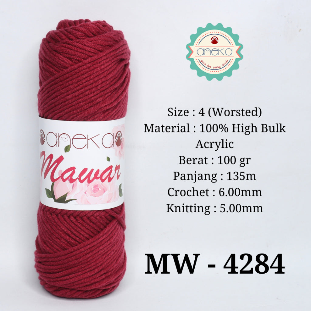 KATALOG - Benang Rajut Mawar / Soft Acrylic Yarn / 8 ply Milk Cotton Worsted / Katun Susu PART 3