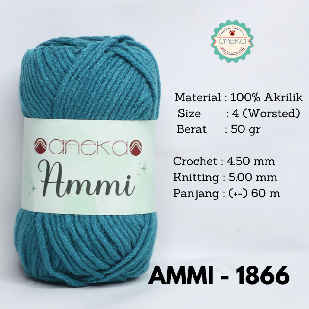 KATALOG - Benang Rajut Ammi / 100% Acrylic / 6 Ply Akrilik