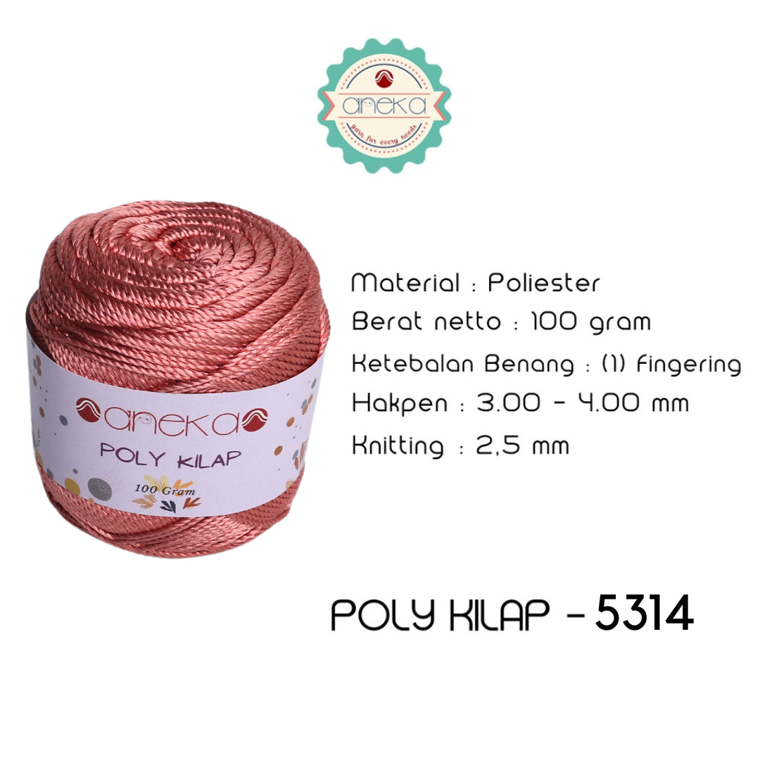 KATALOG - PREMIUM Benang Rajut Polyester/ Poliester / Poli Poly Kilap Warna PART 1