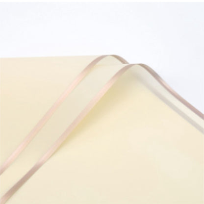 AnekaBenang - [Lembaran] Kertas Cellophane Buket Bunga [Gold Line] Flower Wrapping Paper Celophane