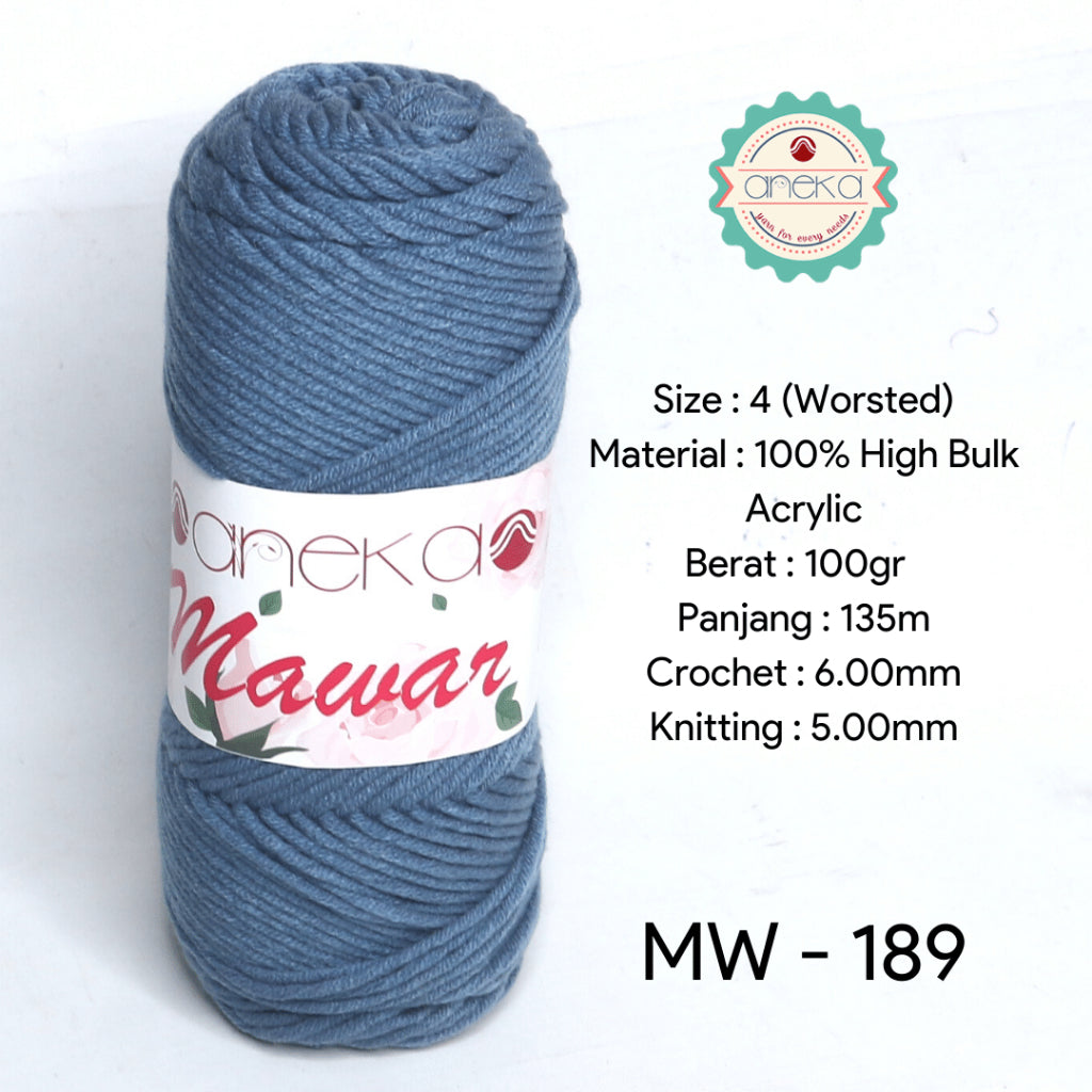 KATALOG - Benang Rajut Mawar / Soft Acrylic Yarn / 8 ply Milk Cotton Worsted / Katun Susu PART 3