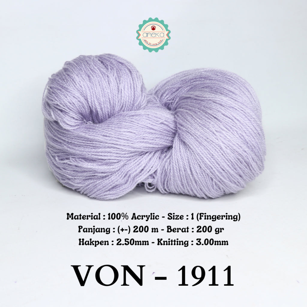 KATALOG - Benang Rajut Wool / Wol / Siet Yarn 200 gram VONEL (BENTUK HANK, TIDAK DIGULUNG) PART 2