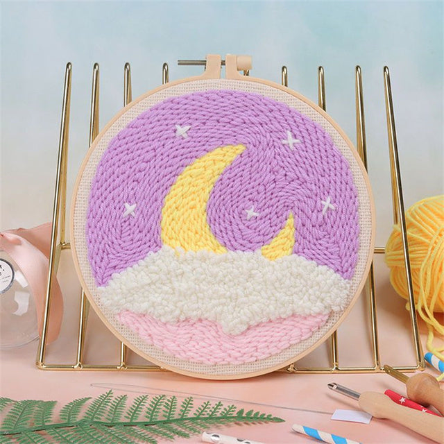 KATALOG - Round Canvas Punch Needle ANK / Kanvas Punch Bulat DIY