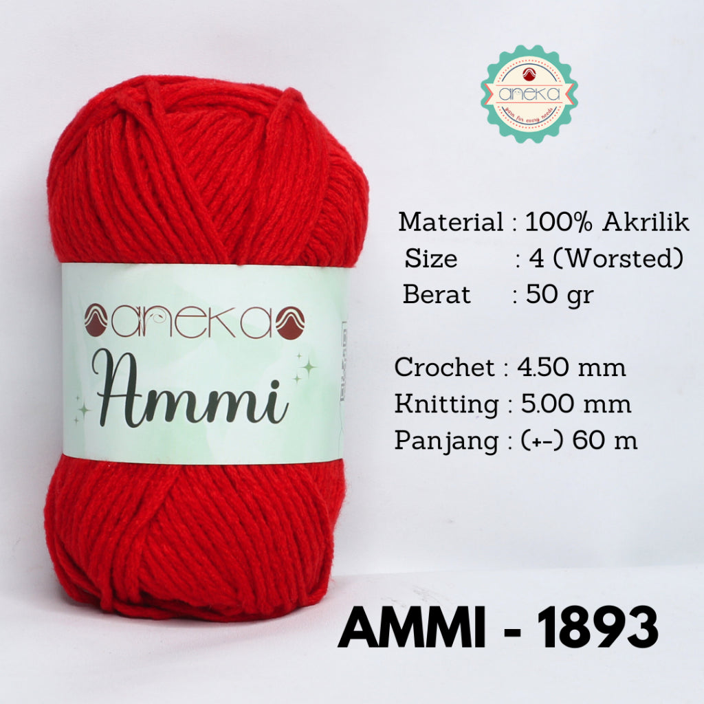 KATALOG - Benang Rajut Ammi / 100% Acrylic / 6 Ply Akrilik