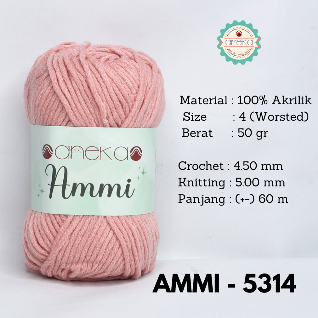 KATALOG - Benang Rajut Ammi / 100% Acrylic / 6 Ply Akrilik