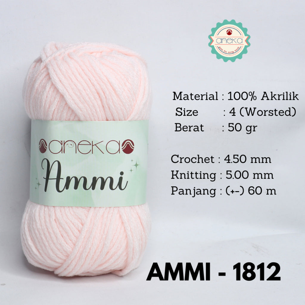 KATALOG - Benang Rajut Ammi / 100% Acrylic / 6 Ply Akrilik