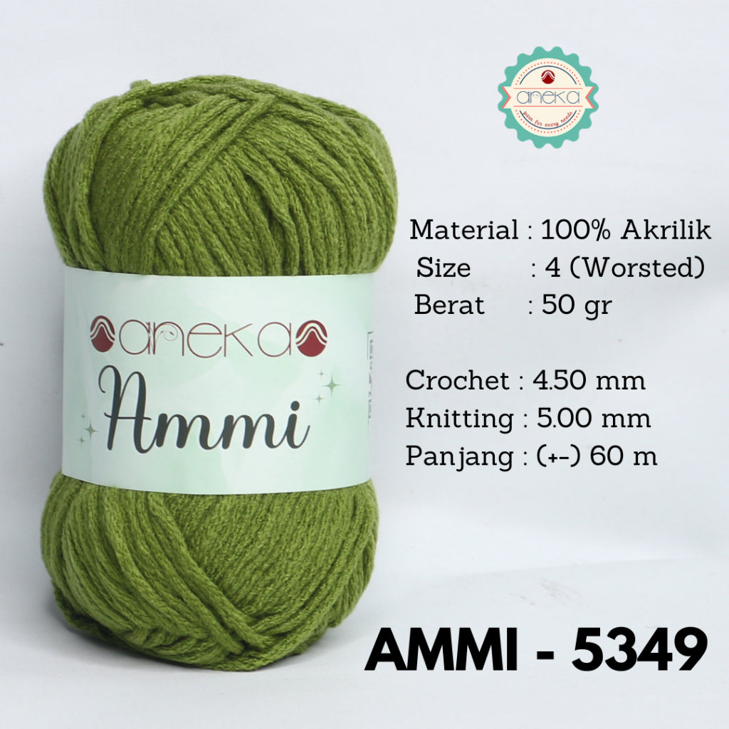 KATALOG - Benang Rajut Ammi / 100% Acrylic / 6 Ply Akrilik