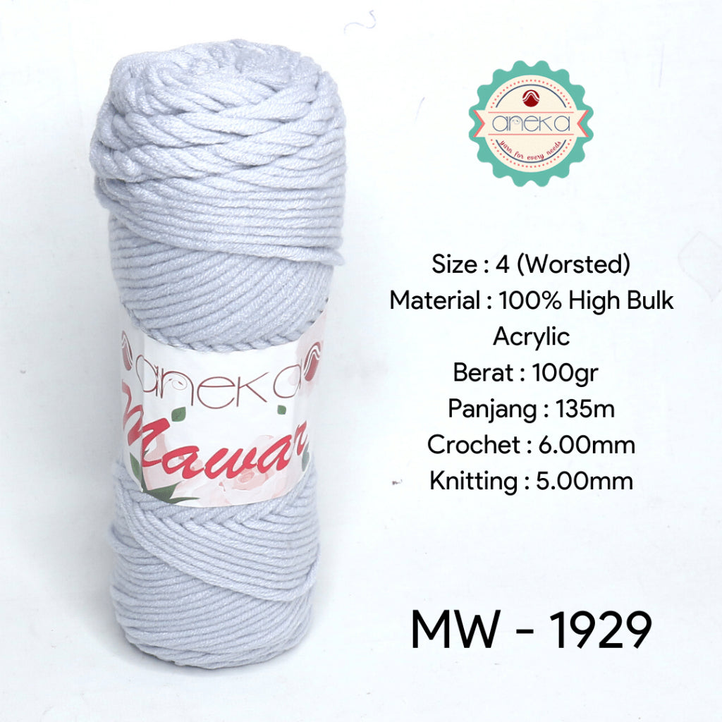 KATALOG - Benang Rajut Mawar / Soft Acrylic Yarn / 8 ply Milk Cotton Worsted / Katun Susu PART 3