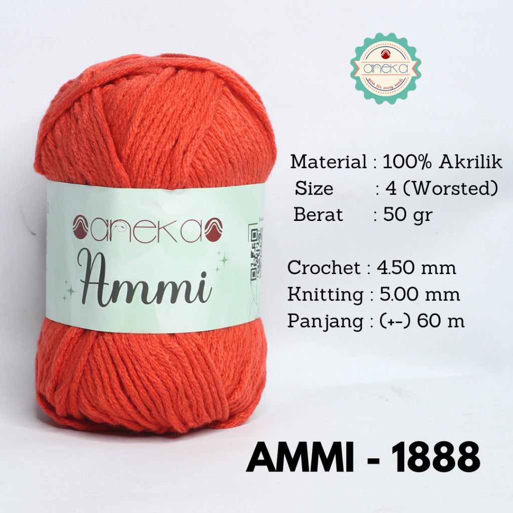 KATALOG - Benang Rajut Ammi / 100% Acrylic / 6 Ply Akrilik