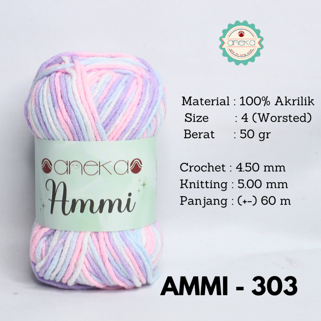 KATALOG - Benang Rajut Ammi Sembur / 100% Acrylic / 6 Ply Akrilik PART 2