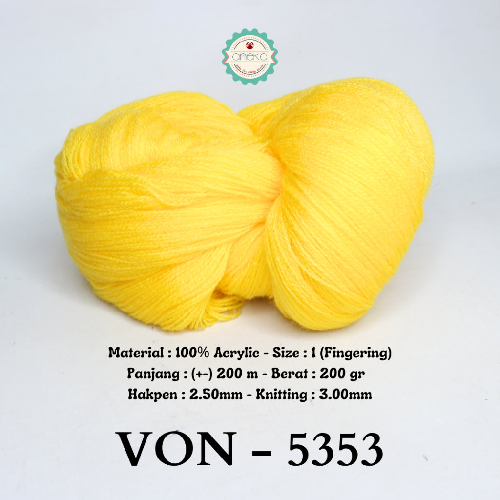 KATALOG - Benang Rajut Wool / Wol / Siet Yarn 200 gram VONEL (BENTUK HANK, TIDAK DIGULUNG) PART 1