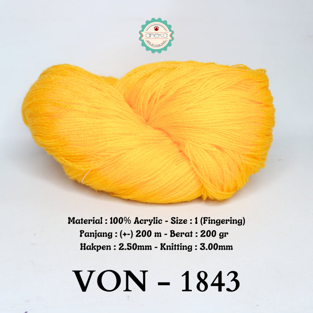 KATALOG - Benang Rajut Wool / Wol / Siet Yarn 200 gram VONEL (BENTUK HANK, TIDAK DIGULUNG) PART 1