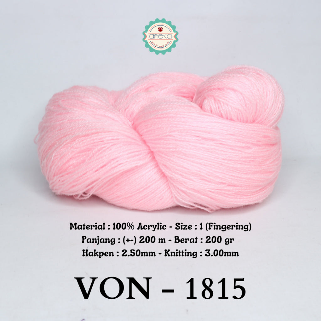 KATALOG - Benang Rajut Wool / Wol / Siet Yarn 200 gram VONEL (BENTUK HANK, TIDAK DIGULUNG) PART 2