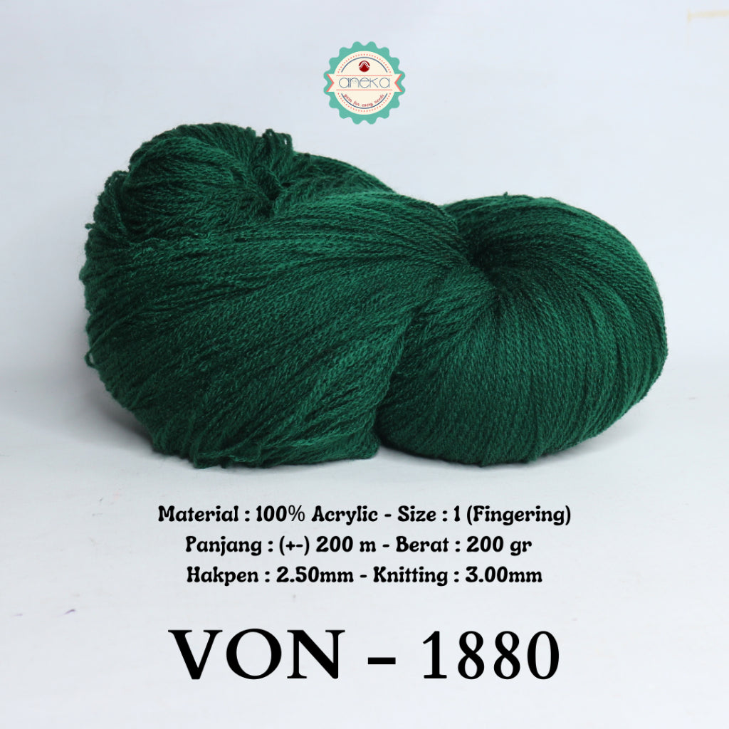 KATALOG - Benang Rajut Wool / Wol / Siet Yarn 200 gram VONEL (BENTUK HANK, TIDAK DIGULUNG) PART 2