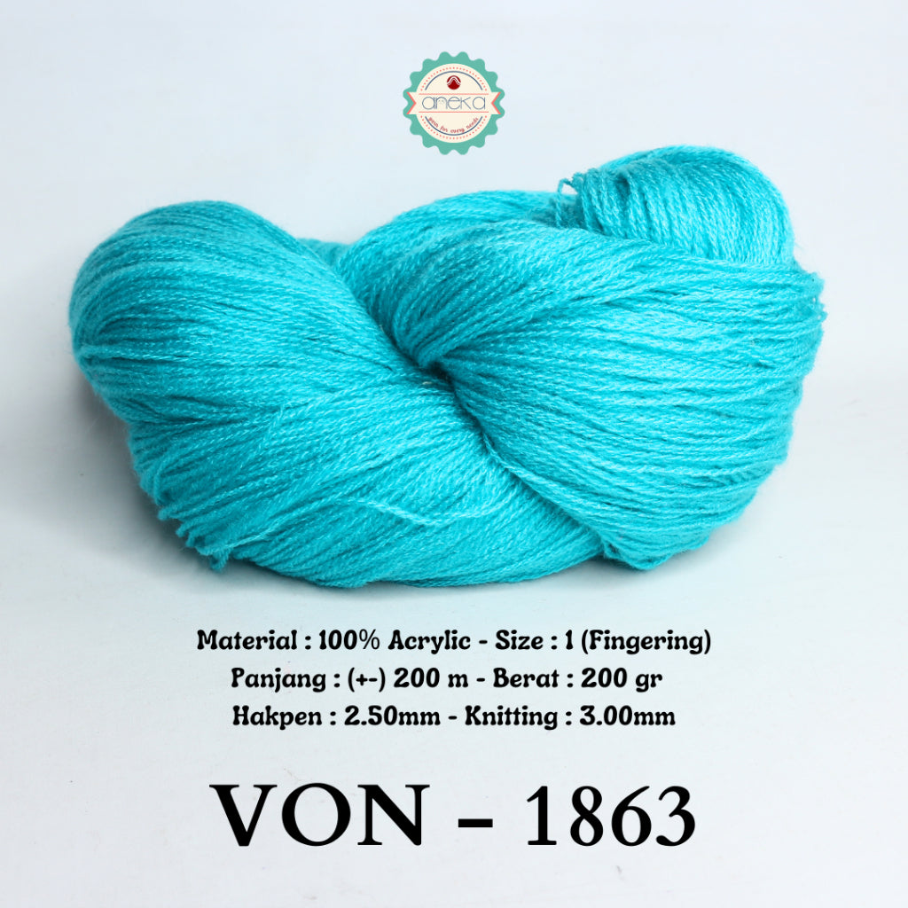 KATALOG - Benang Rajut Wool / Wol / Siet Yarn 200 gram VONEL (BENTUK HANK, TIDAK DIGULUNG) PART 3