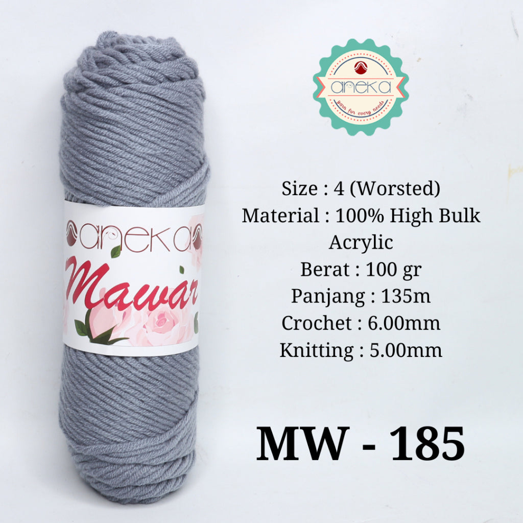 KATALOG - Benang Rajut Mawar / Soft Acrylic Yarn / 8 ply Milk Cotton Worsted / Katun Susu PART 3