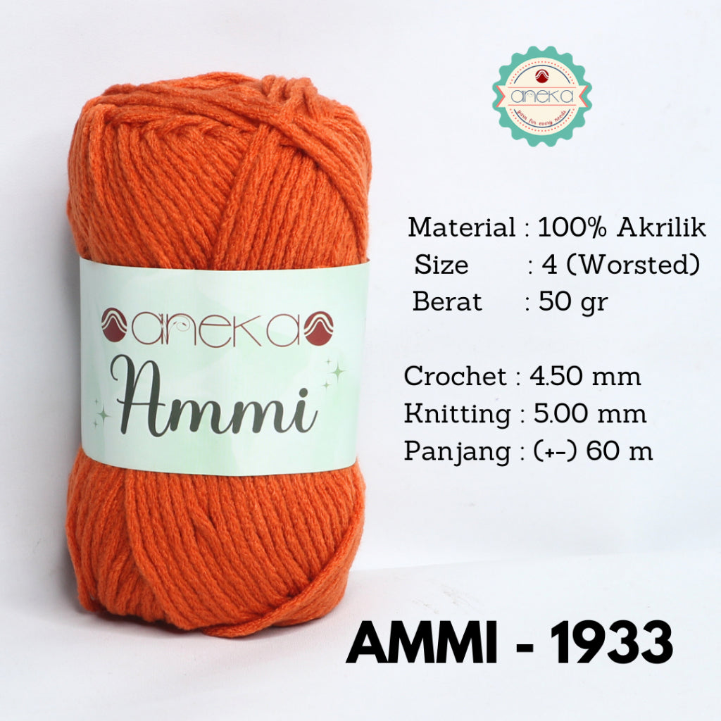 KATALOG - Benang Rajut Ammi / 100% Acrylic / 6 Ply Akrilik