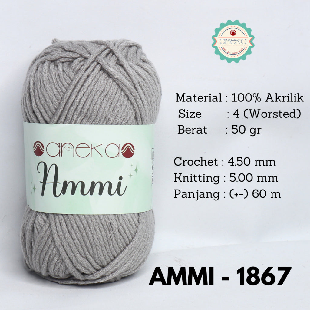 KATALOG - Benang Rajut Ammi / 100% Acrylic / 6 Ply Akrilik