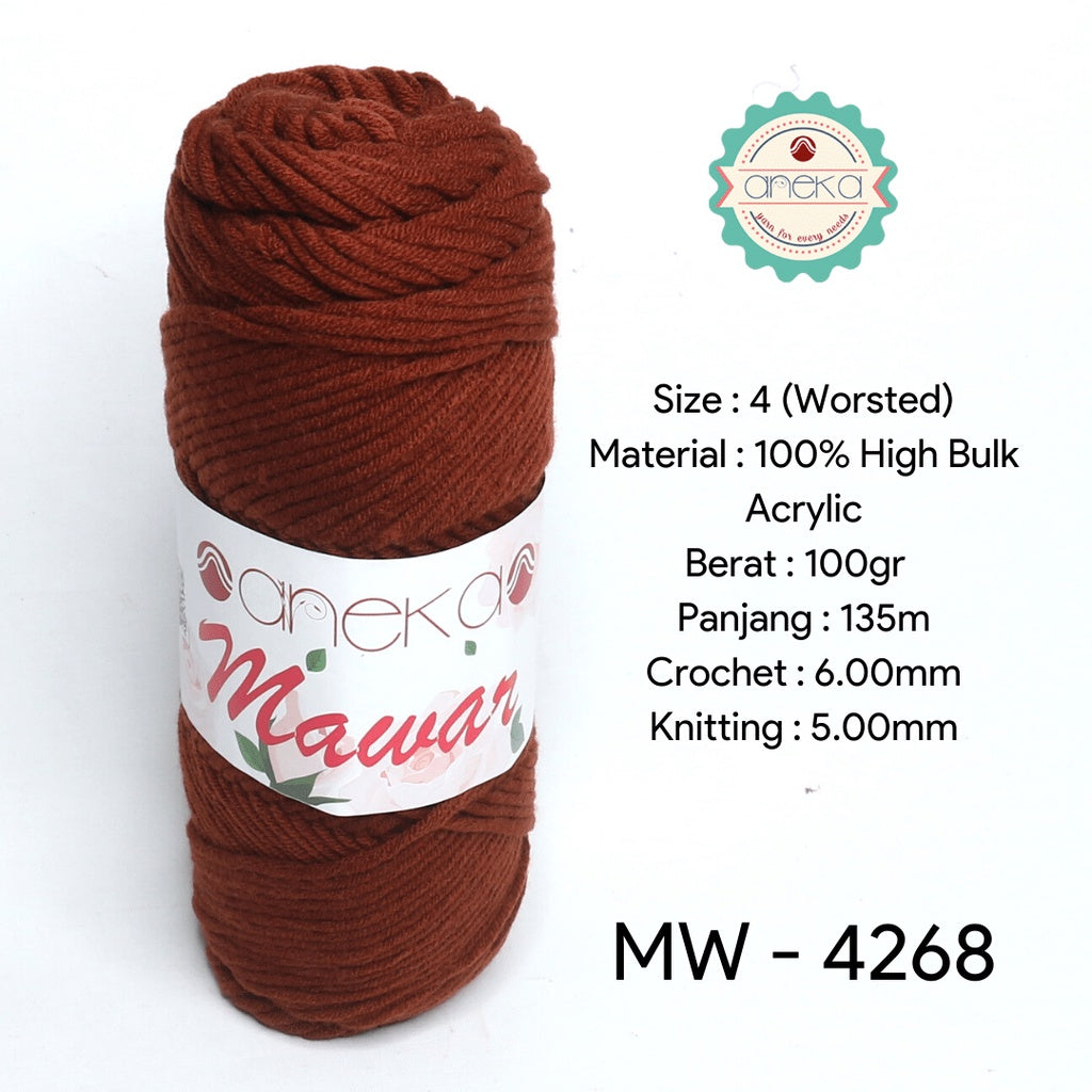 KATALOG - Benang Rajut Mawar / Soft Acrylic Yarn / 8 ply Milk Cotton Worsted / Katun Susu PART 3