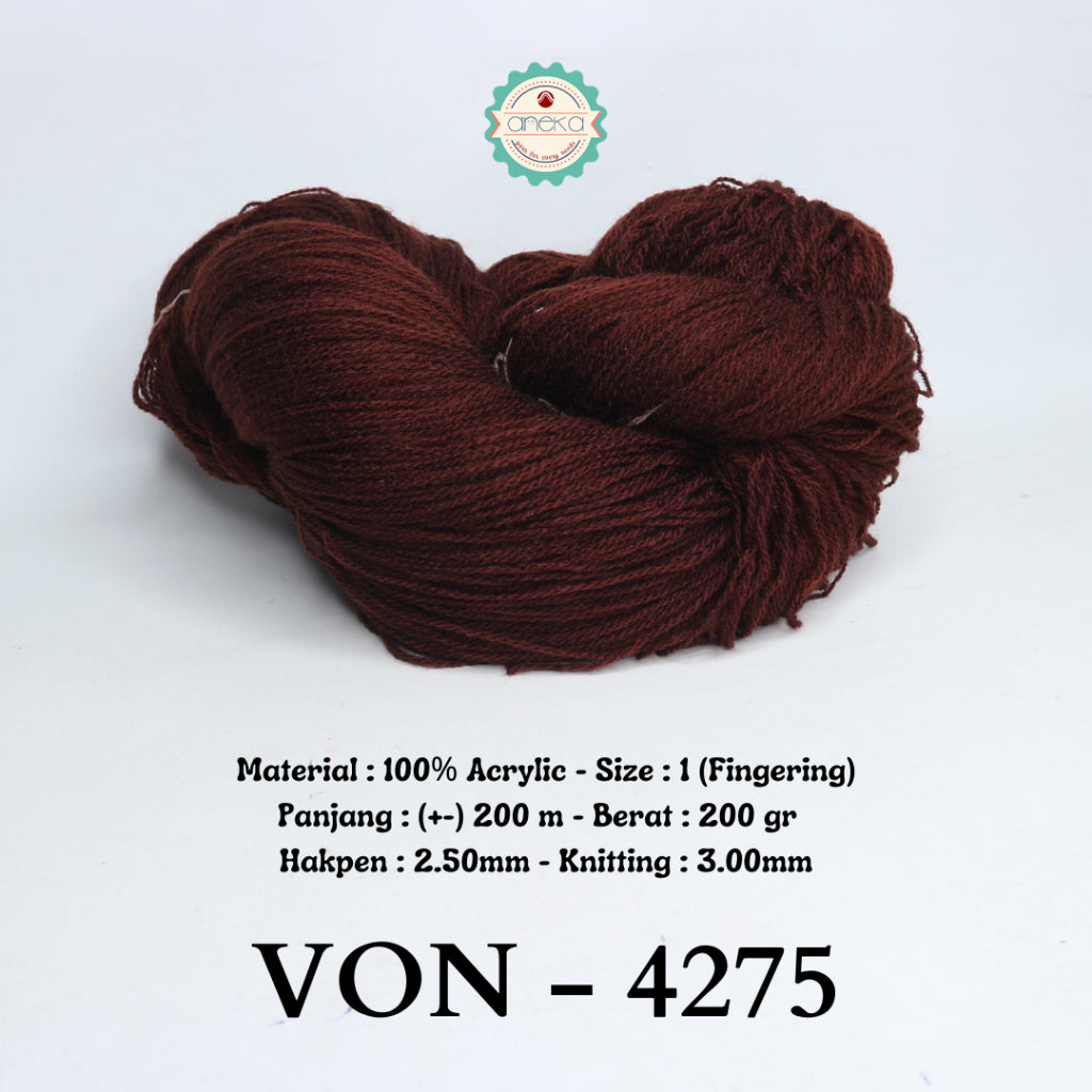 KATALOG - Benang Rajut Wool / Wol / Siet Yarn 200 gram VONEL (BENTUK HANK, TIDAK DIGULUNG) PART 1