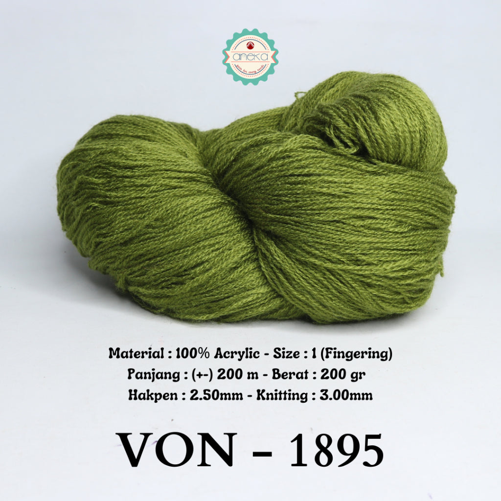KATALOG - Benang Rajut Wool / Wol / Siet Yarn 200 gram VONEL (BENTUK HANK, TIDAK DIGULUNG) PART 2
