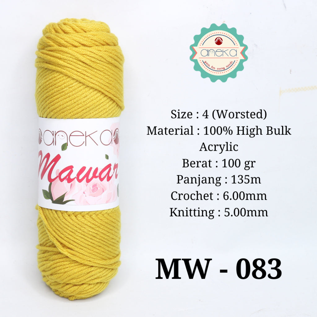KATALOG - Benang Rajut Mawar / Soft Acrylic Yarn / 8 ply Milk Cotton Worsted / Katun Susu PART 3