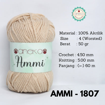 KATALOG - Benang Rajut Ammi / 100% Acrylic / 6 Ply Akrilik