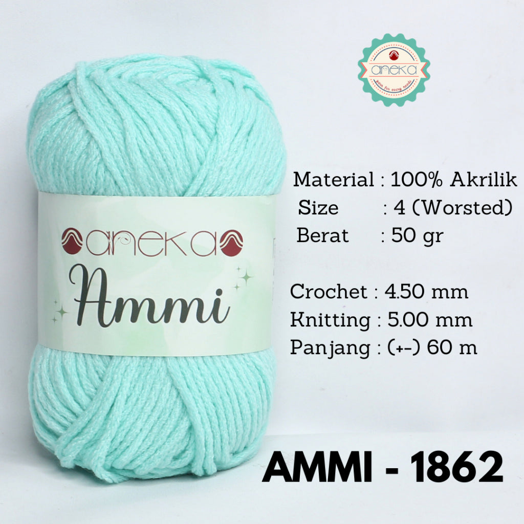 KATALOG - Benang Rajut Ammi / 100% Acrylic / 6 Ply Akrilik