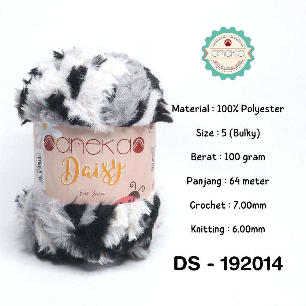 KATALOG - Benang Rajut Bulu Daisy (Fur Yarn) / Soft Fluffy Fur Faux Polyester 2