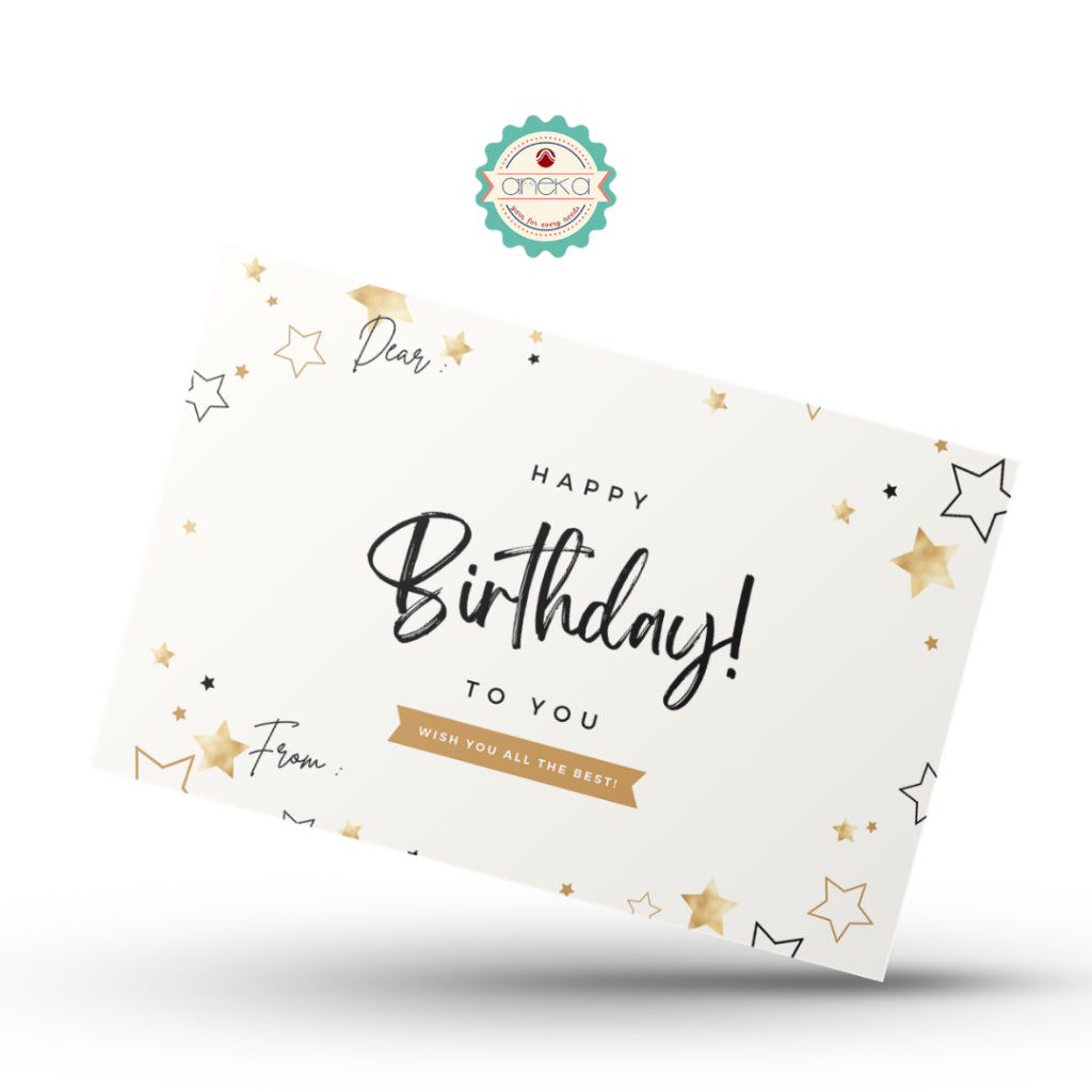 ANEKA - Greeting Card / Gift Card / Kartu Ucapan Buket Wisuda Polos Motif 7cm x 10cm