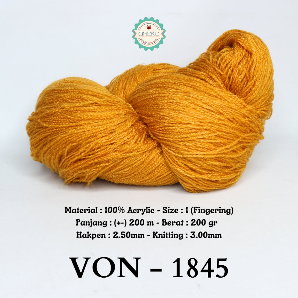 KATALOG - Benang Rajut Wool / Wol / Siet Yarn 200 gram VONEL (BENTUK HANK, TIDAK DIGULUNG) PART 1
