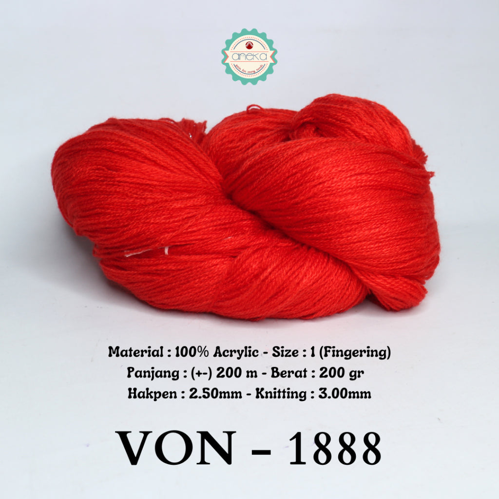 KATALOG - Benang Rajut Wool / Wol / Siet Yarn 200 gram VONEL (BENTUK HANK, TIDAK DIGULUNG) PART 1
