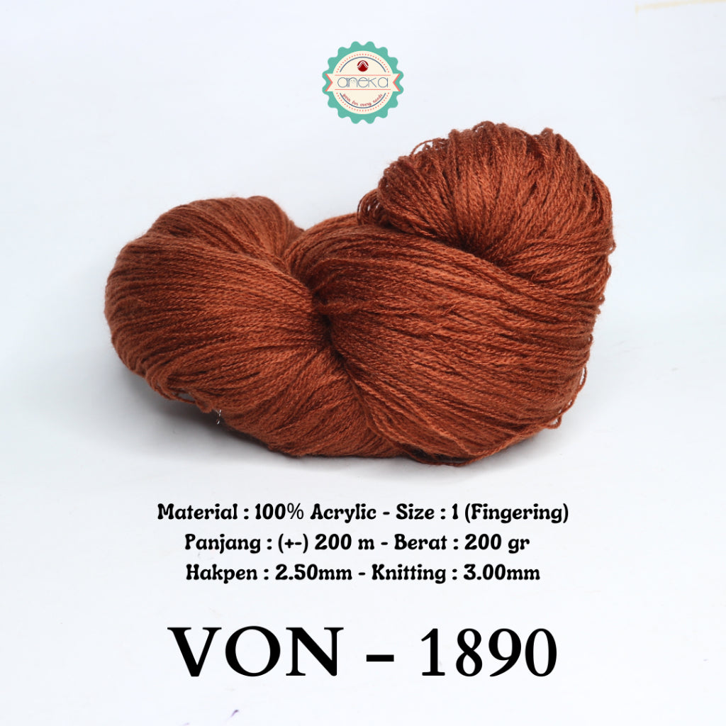 KATALOG - Benang Rajut Wool / Wol / Siet Yarn 200 gram VONEL (BENTUK HANK, TIDAK DIGULUNG) PART 1