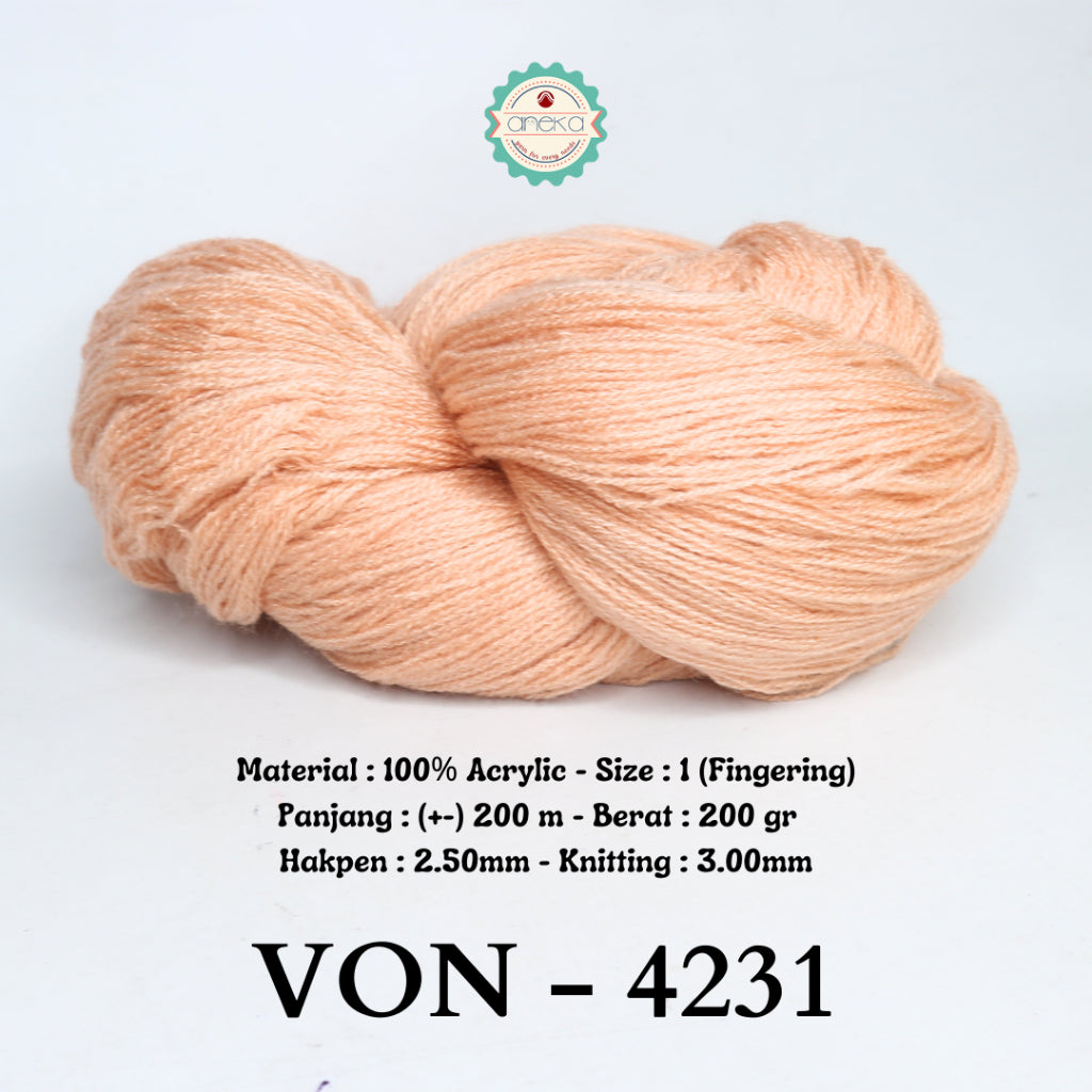 KATALOG - Benang Rajut Wool / Wol / Siet Yarn 200 gram VONEL (BENTUK HANK, TIDAK DIGULUNG) PART 2