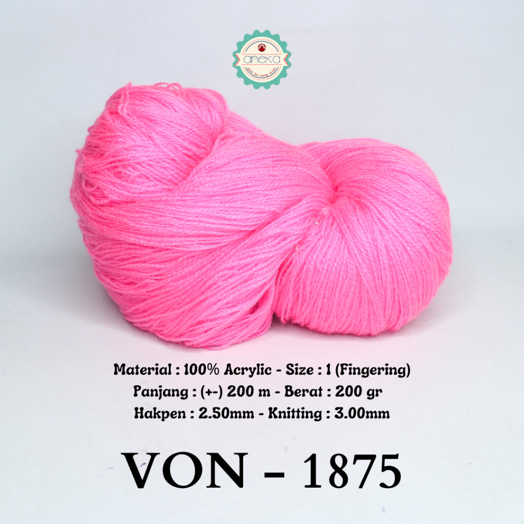 KATALOG - Benang Rajut Wool / Wol / Siet Yarn 200 gram VONEL (BENTUK HANK, TIDAK DIGULUNG) PART 2