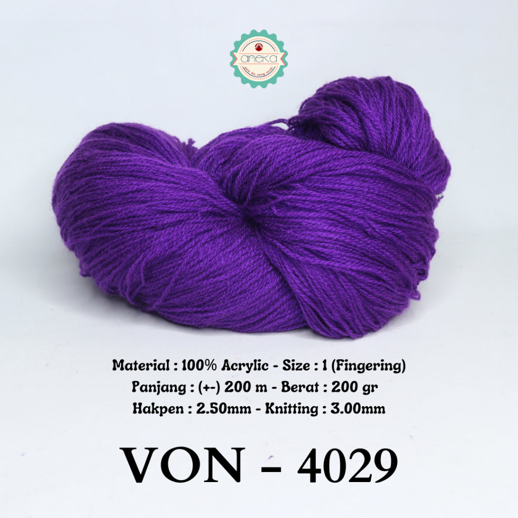 KATALOG - Benang Rajut Wool / Wol / Siet Yarn 200 gram VONEL (BENTUK HANK, TIDAK DIGULUNG) PART 2