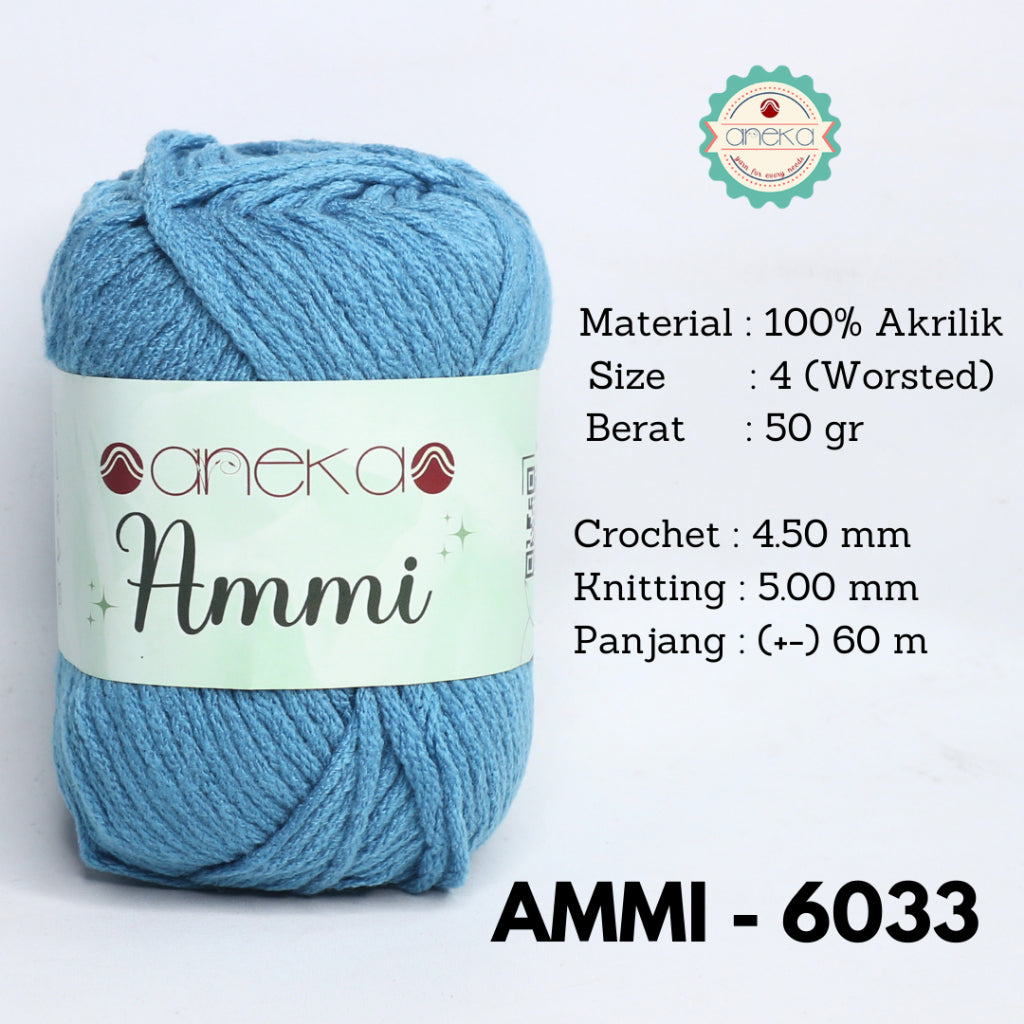 KATALOG - Benang Rajut Ammi / 100% Acrylic / 6 Ply Akrilik